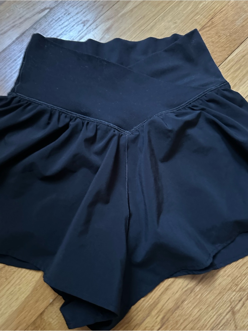 Aerie Black and blue Athletic Shorts